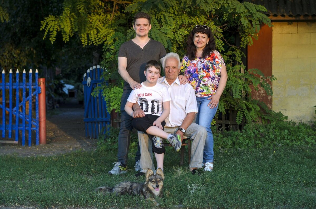 Родительский дом. Папа, я и мои сыновья