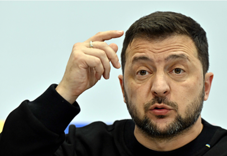 ПРЕЗИДЕНТ ЗЕЛЕНСКИЙ ДОЛГОЕ ВРЕМЯ И САМ НЕ ВЛАДЕЛ УКРАИНСКИМ. ФОТО: ERIC LALMAND/BELGA NEWS AGENCY/GLOBALLOOKPRESS