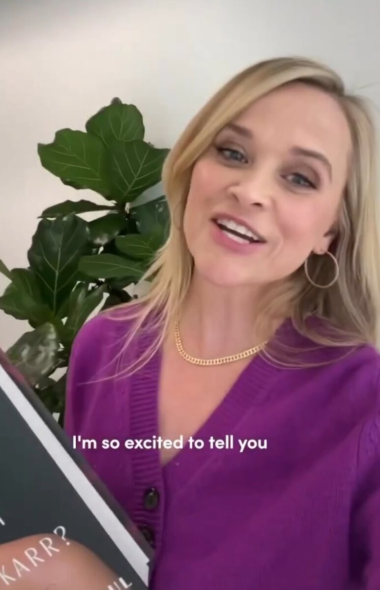 скриншот из сториз Риз Уизерспун и ее интервью