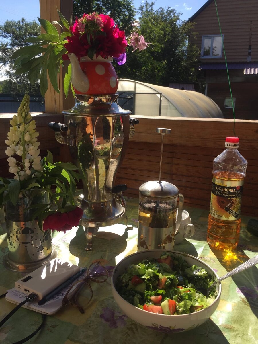 Летняя трапеза. Фото: фото из личного архива (с).