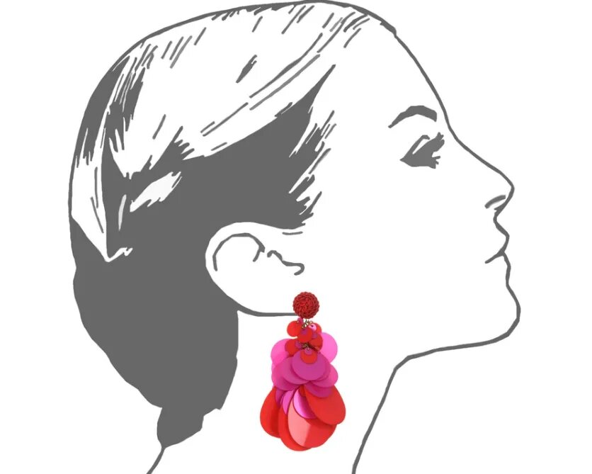 Серьги: иллюстрация