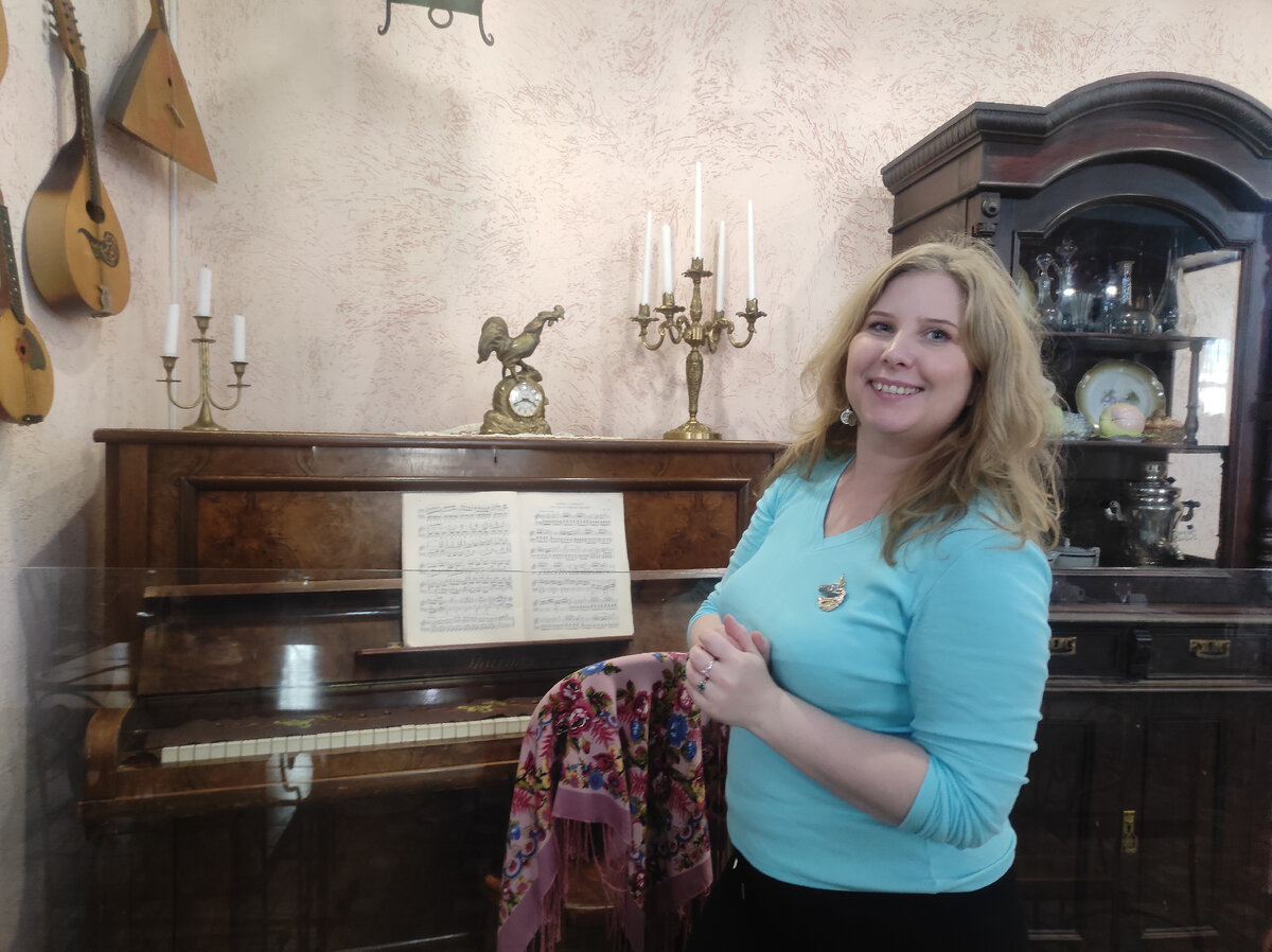 Автор в музее