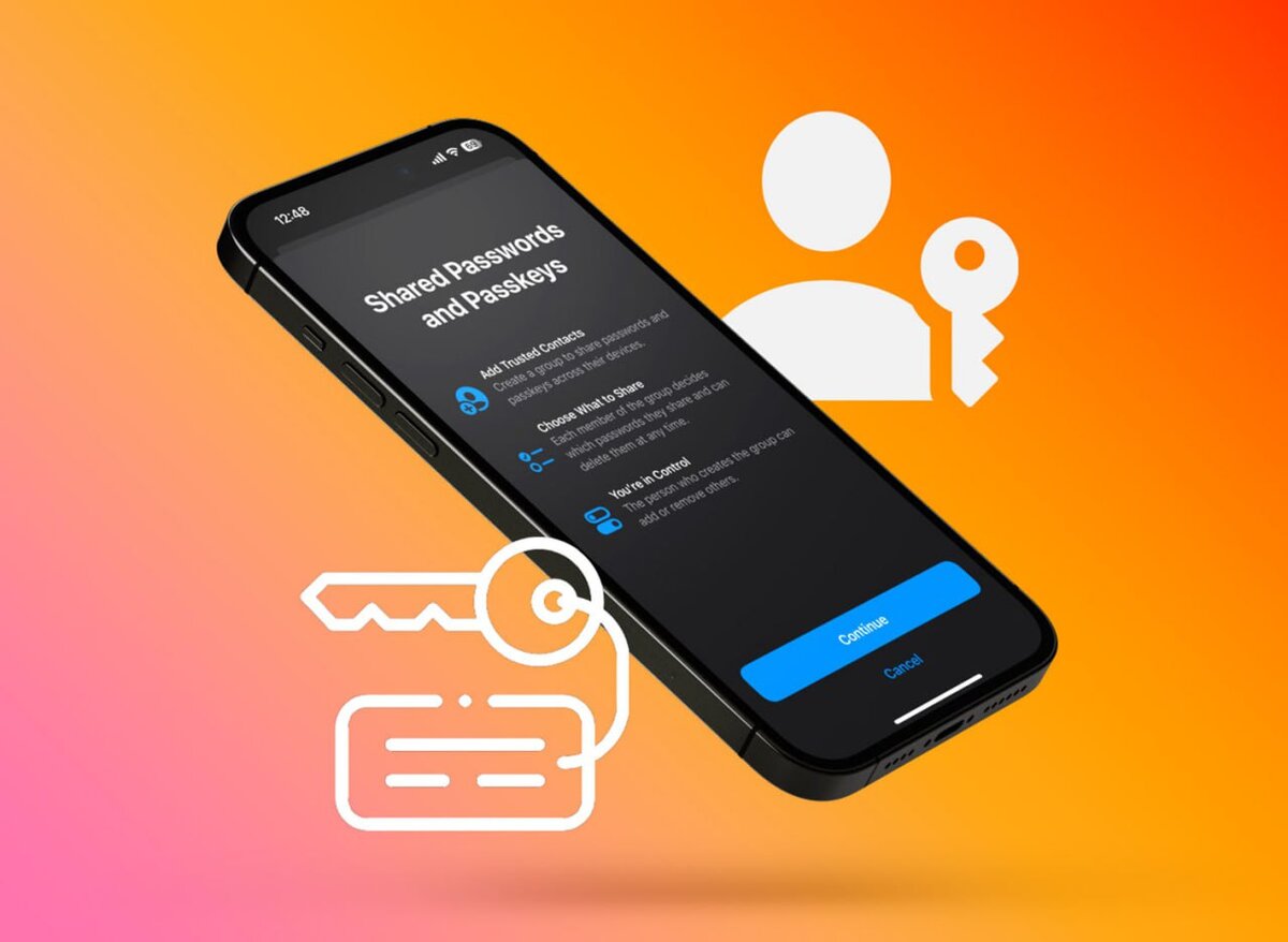 С iOS 17 и macOS Sonoma Apple добавила новую функцию, которая позволяет  безопасно делиться паролями с друзьями и родственниками. | AppleBogdana |  Дзен