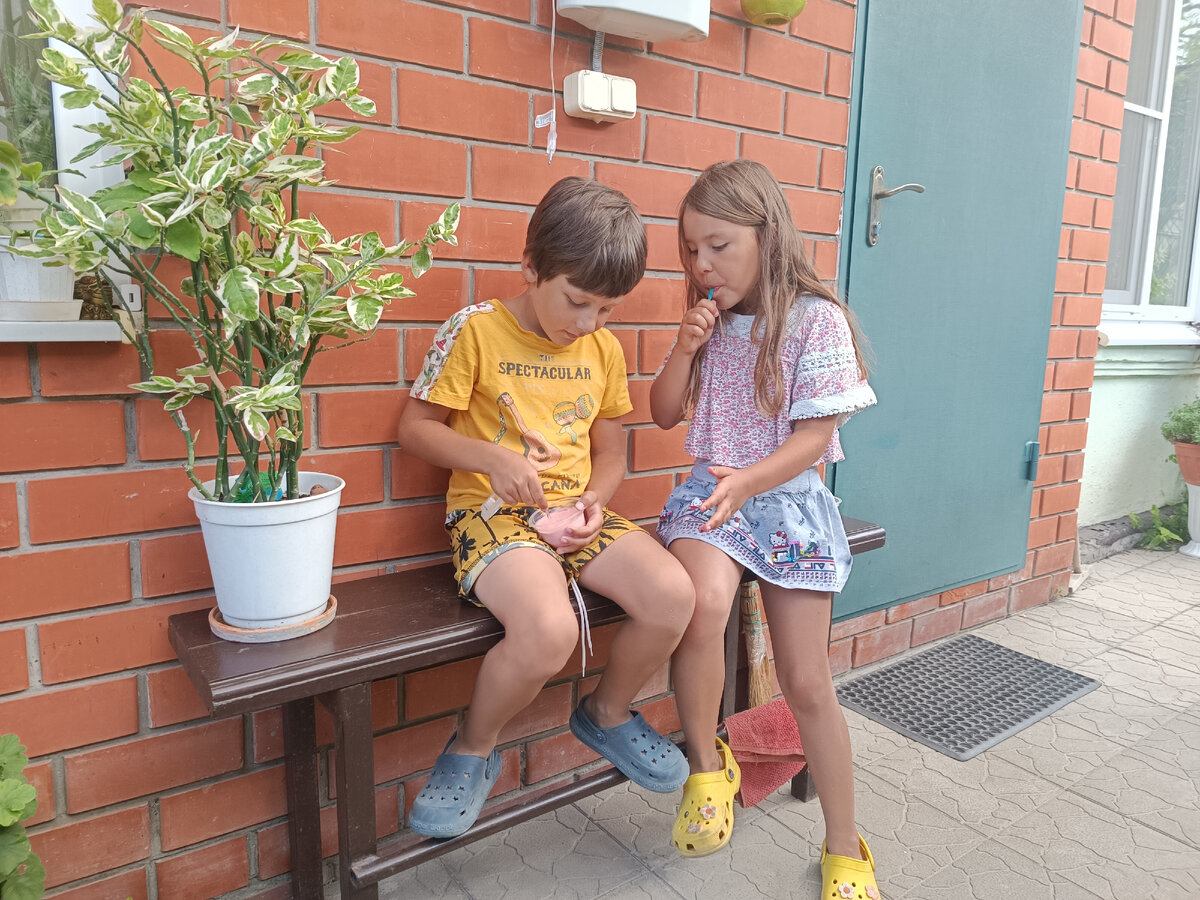 Собственный дворик в наших апартаментах стал приятным бонусом