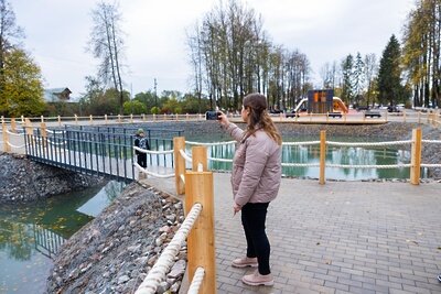    Открытие мемориала «Аллея Славы» в Тучково © Пресс-служба Министерства благоустройства Московской области