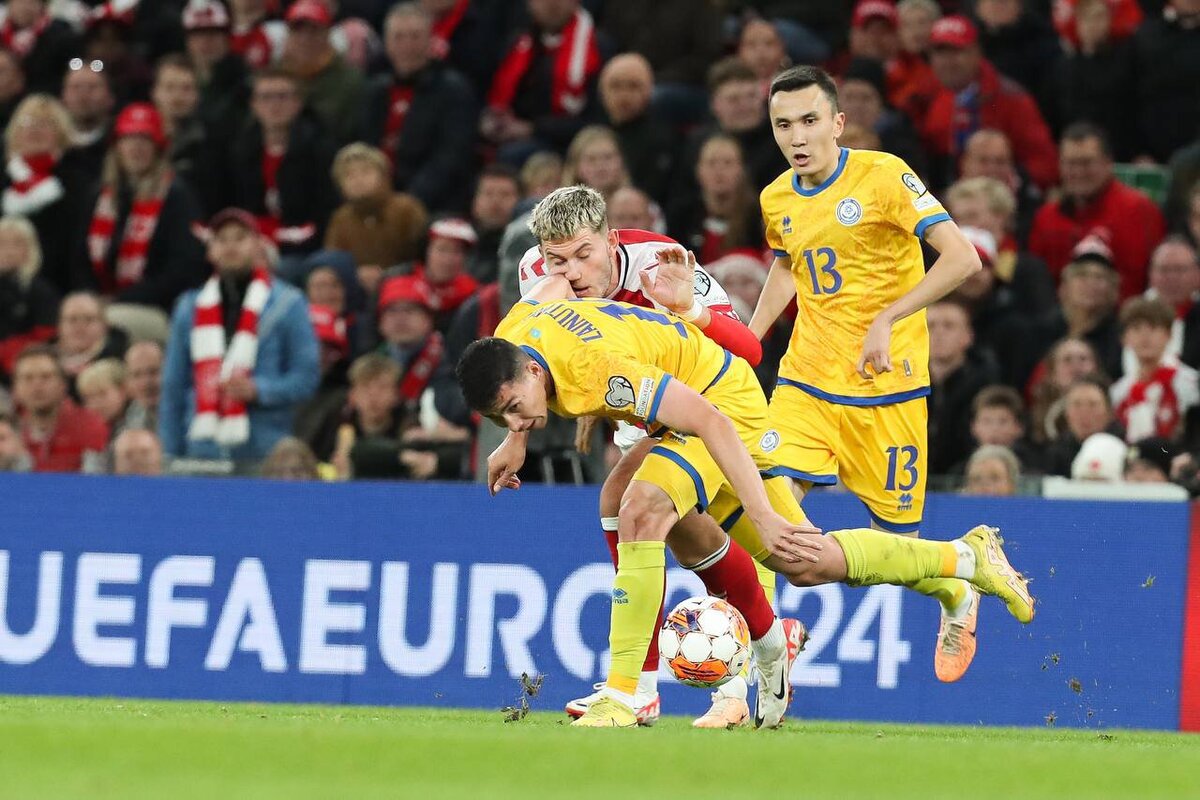 Казахстан без вариантов проиграл Дании: в этот раз без камбэка, но шансы на  выход из группы еще есть | Sports.ru | Дзен