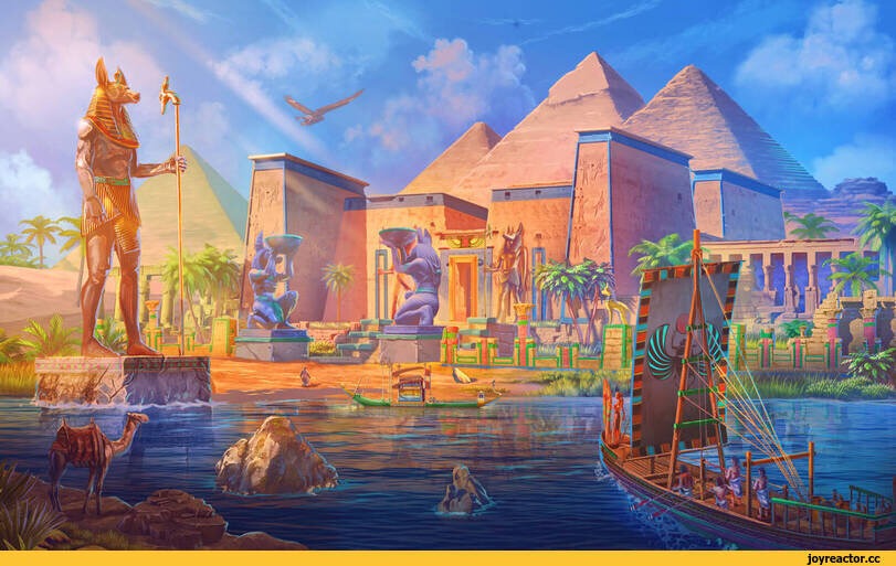 Богатый и роскошный древний Египет.