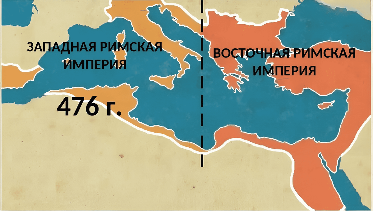 Какая империя пала. Восточная Римская Империя и Западная Римская Империя карта. Разделение Рима на западную и восточную империи. Западная Римская Импеи. Разделение империи на западную и восточную.