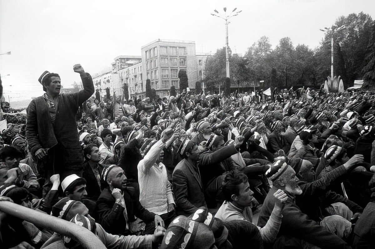 Митинг в Душанбе, февраль 1990 года/ © argumentua.com