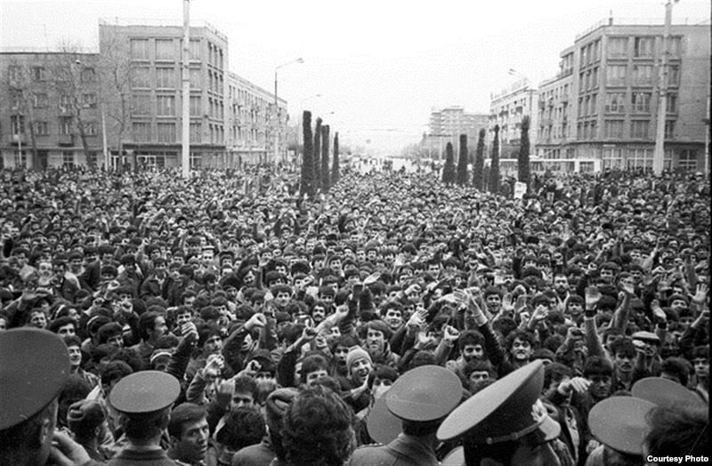 Душанбе, 12 февраля 1990 года/ © asiaplustj.info
