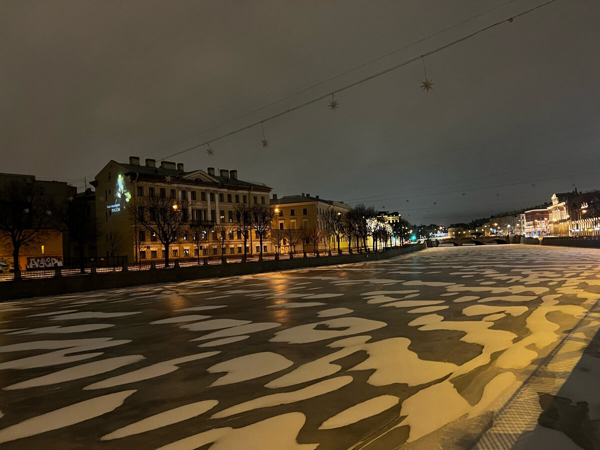 Санкт-Петербург замерзшая река