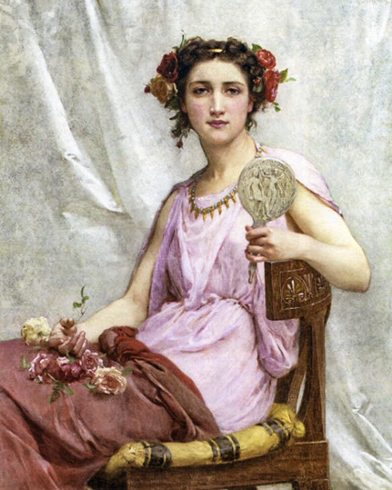 Академизм. Художник Guillaume Seignac (1870-1924). Художник Гийом Синьяк. Артемида — Guillaume Seignac. Гийом Синьяк (1870-1924).