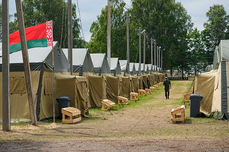 «Нужен был палаточный городок — его построили белорусы сами. Они готовили нам территорию»Фото: «БИЗНЕС Online»