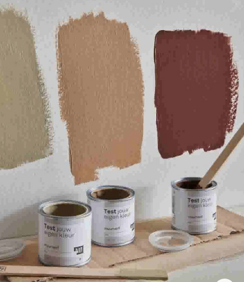 Выкрасы стен как способ подбора желаемого цвета краски