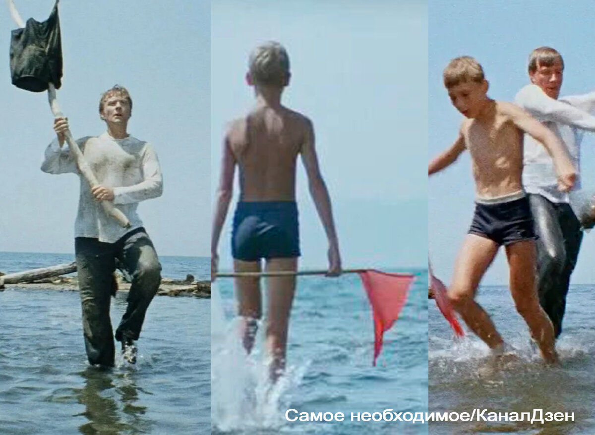 Андрей Миронов и тот мальчик. Коллаж. 