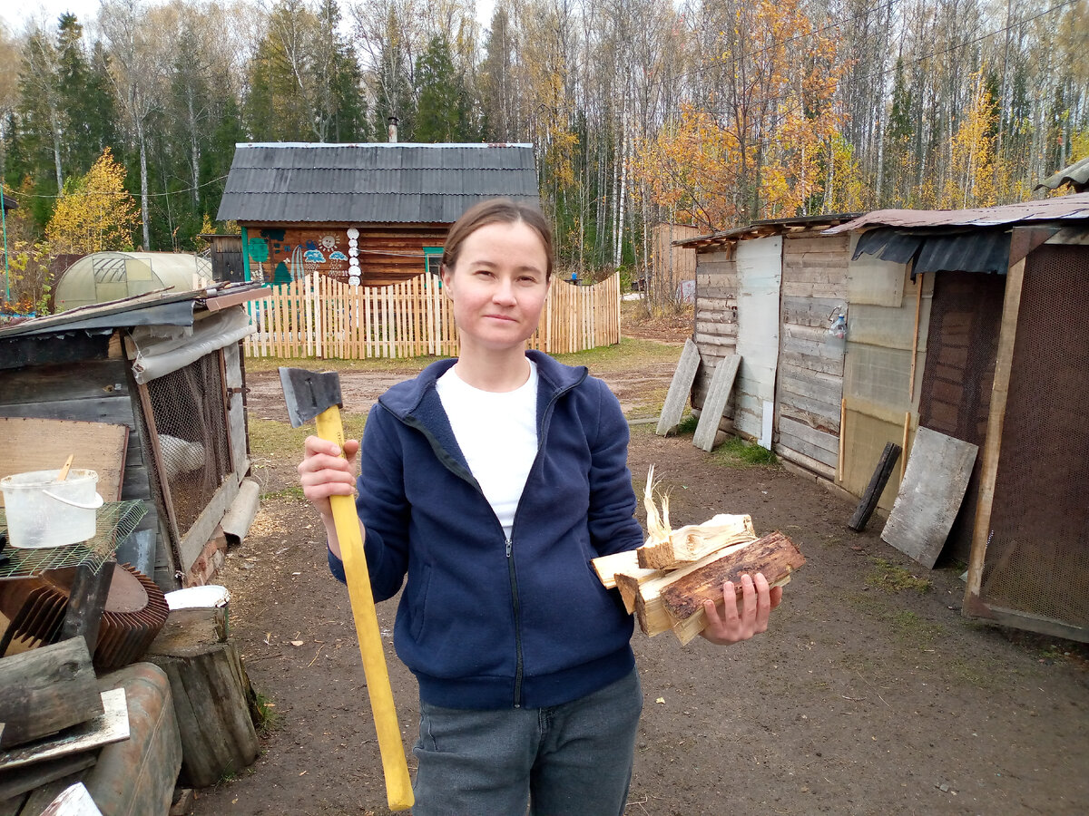 Заготовка и колка дров