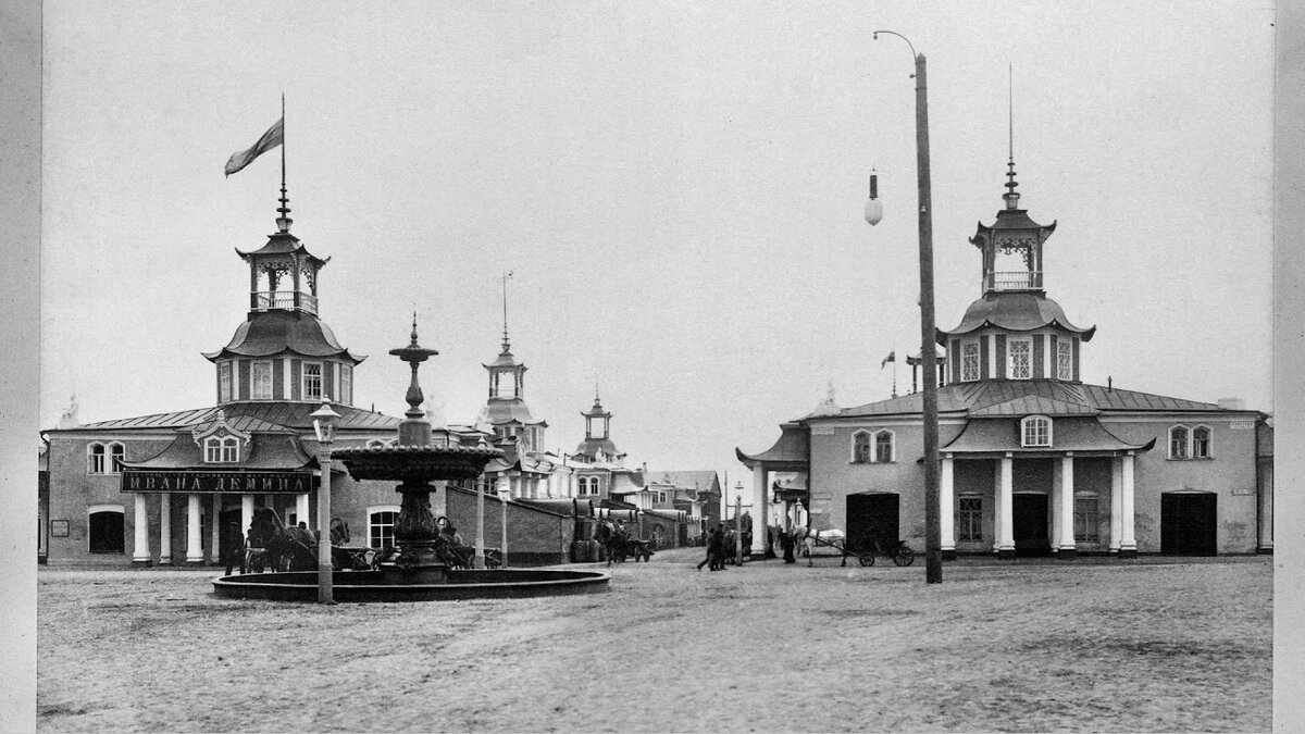 Китайские ряды на Нижегородской ярмарке