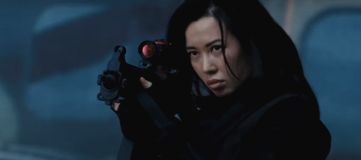 Юй Нань в роли Мэгги из "Неудержимые 2"