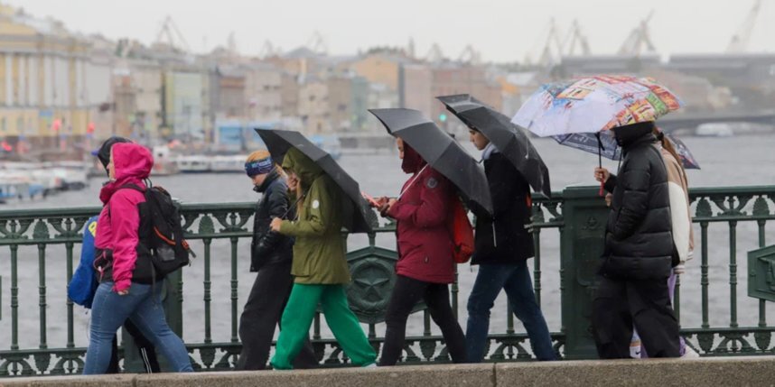   Почти двойная норма осадков пролилась на Северную столицу с начала октября.Игорь Акимов