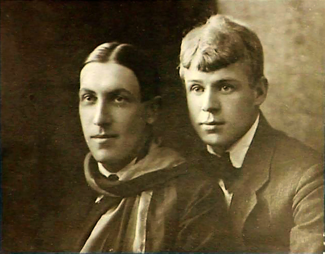 Мариенгоф и Есенин, 1919 год, источник Яндекс картинки