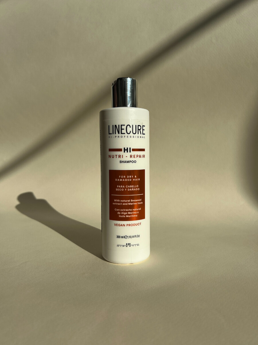 HIPERTIN Шампунь восстанавливающий NUTRI-REPAIR для поврежденных, ослабленных, ломких, секущихся волос, увлажняющий, укрепляющий, профессиональный,300мл.