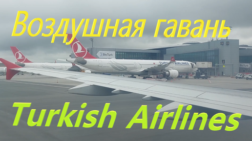 Рулёжка Airbus A321 Turkish Airlines в Международном аэропорту Стамбула (IST)