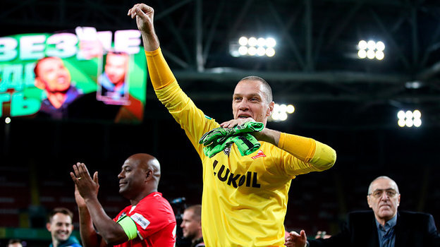    Александр Филимонов после матча легенд «Спартака» против сборной Мира в 2023 году.Дарья Исаева