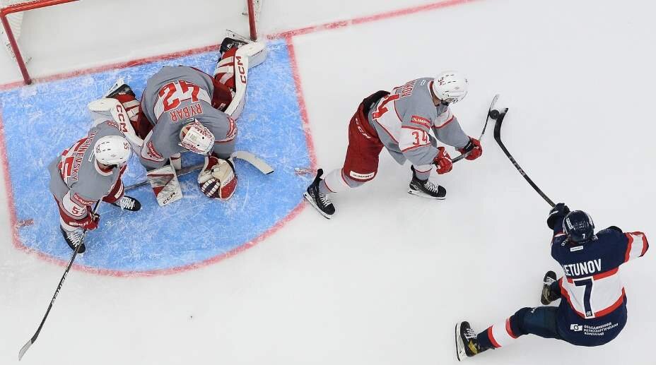   Хоккейный «Спартак» преобразился и радует своей игрой. Фото: Соцсети ХК «Торпедо» НН