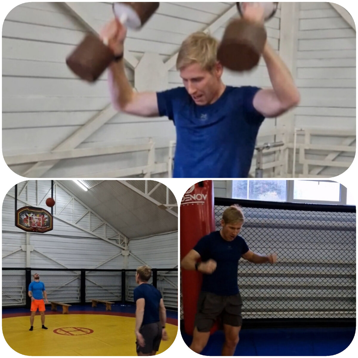 Одна из тренировок: Поварницын+Бабиков💪