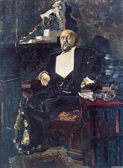 Михаил Врубель. Портрет Саввы Мамонтова. 1897 год