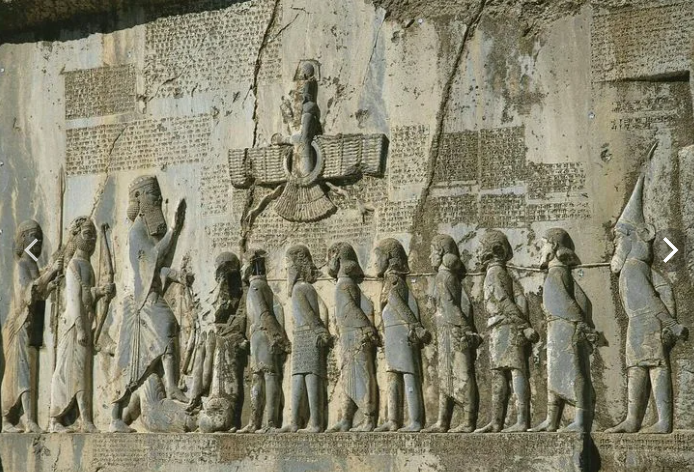 Пленные саксы (скифы). Источник: Яндекс-картинки.