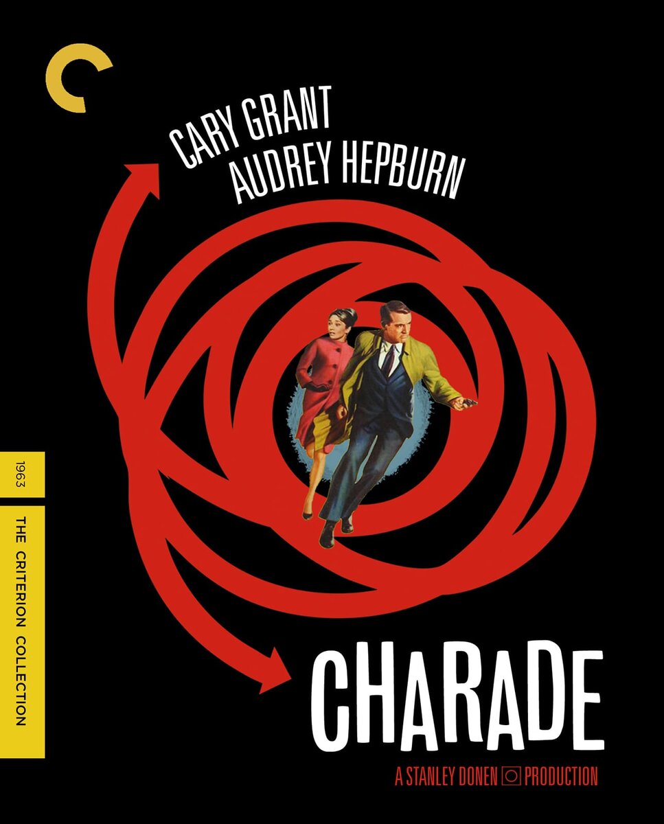 Обложка dvd “Шарады” из коллекции Criterion
