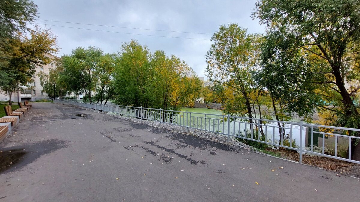 Осень у нас в поселке.