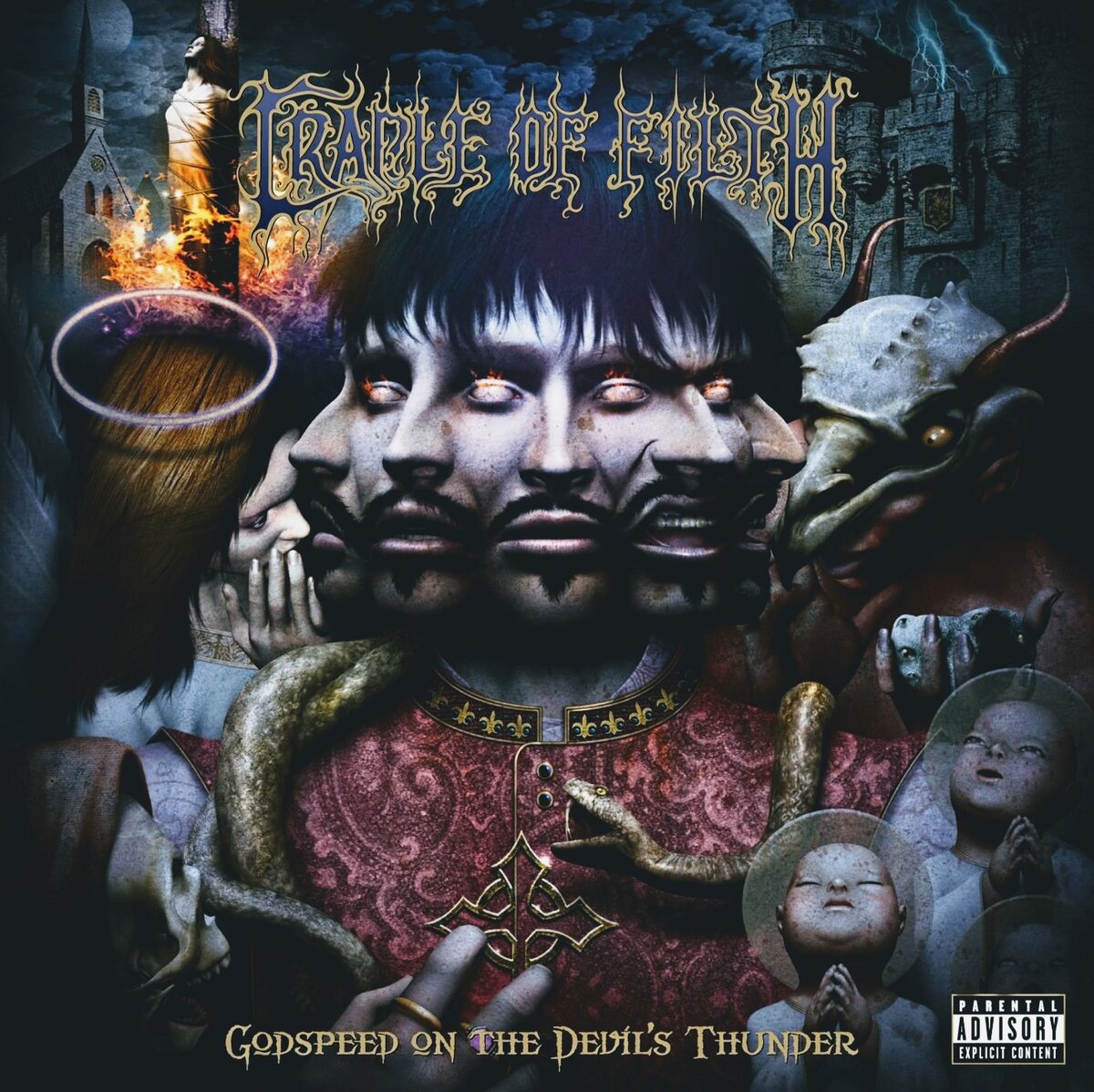 Cradle of Filth «Godspeed on the Devil's Thunder»(2008)(© Яндекс-картинки & Носферату «Р»)