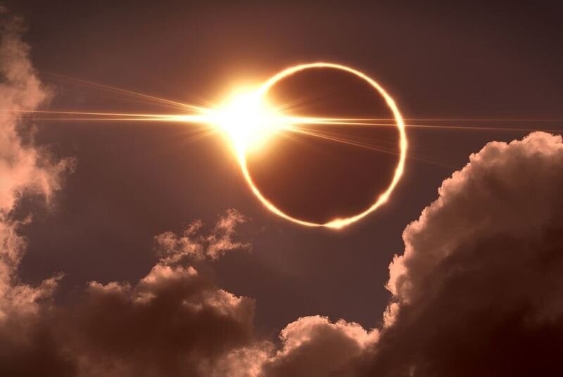 солнечное и лунное затмения