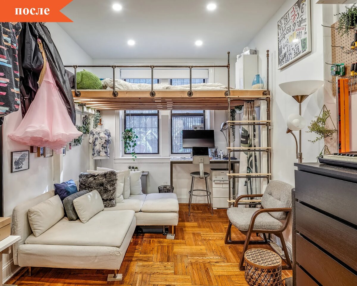 На создание этого дизайна Джози вдохновило ограниченное пространство 