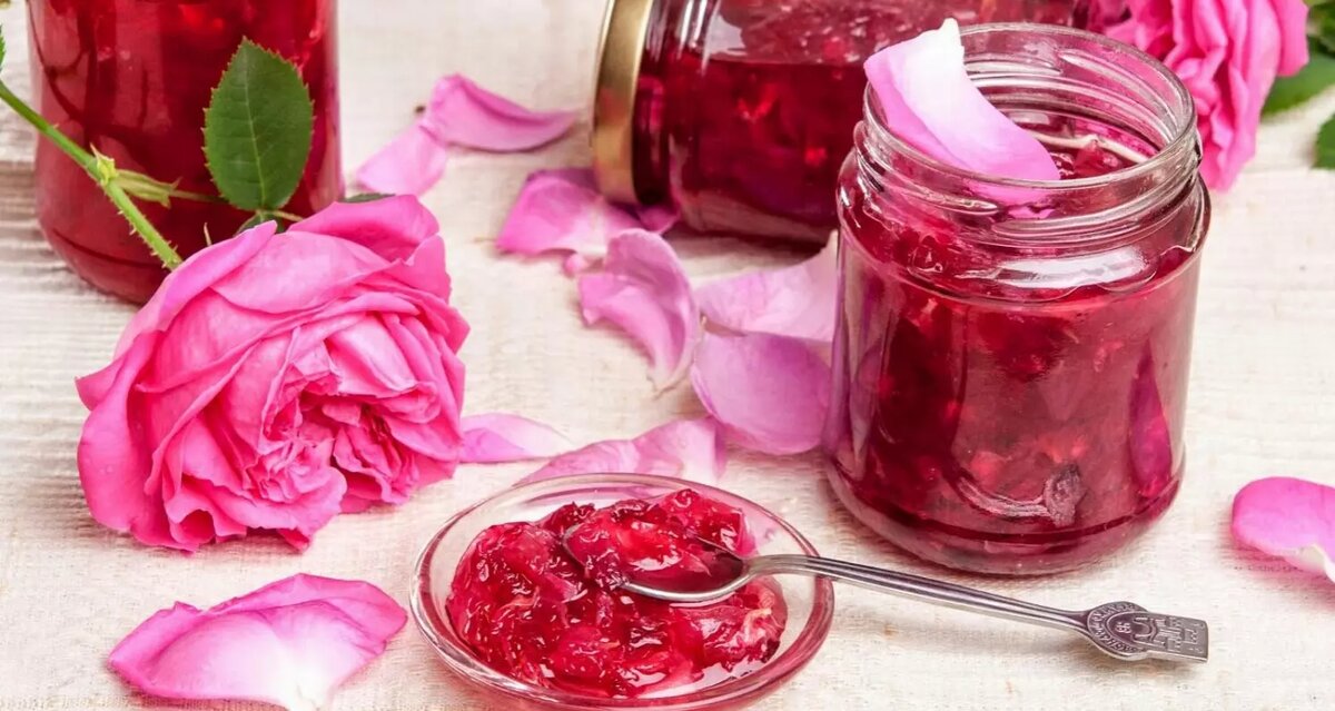 Розовое варенье