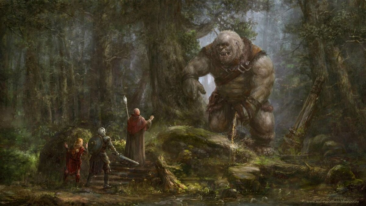 Великан в лесу