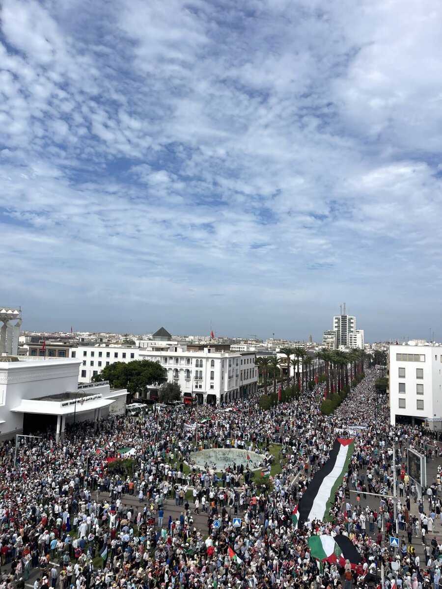 Акция протеста в Марокко