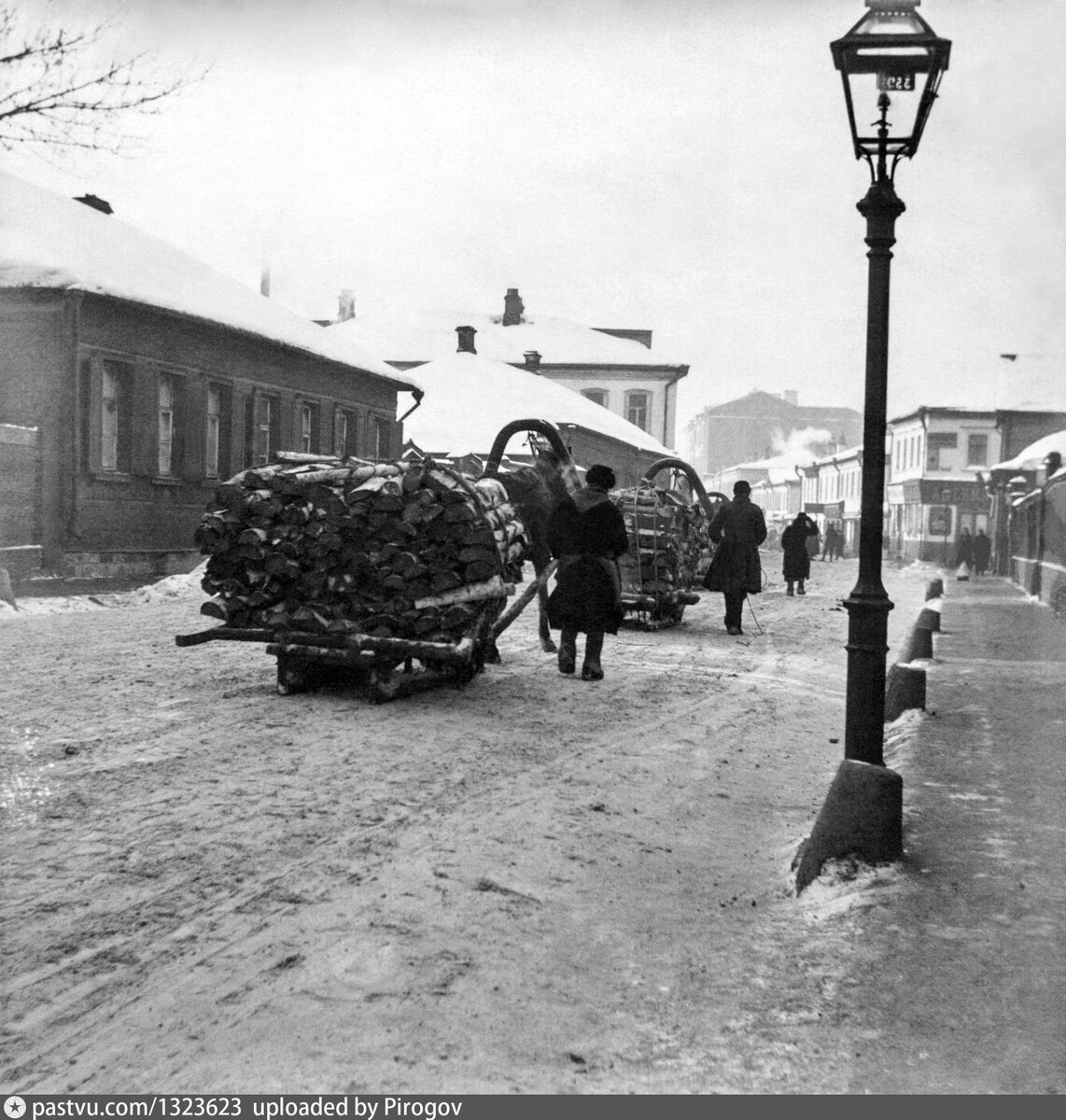 Большая Бронная ул. Фото приблизительно 1900 - 1910 гг. Фото с сайта: pastvu.com