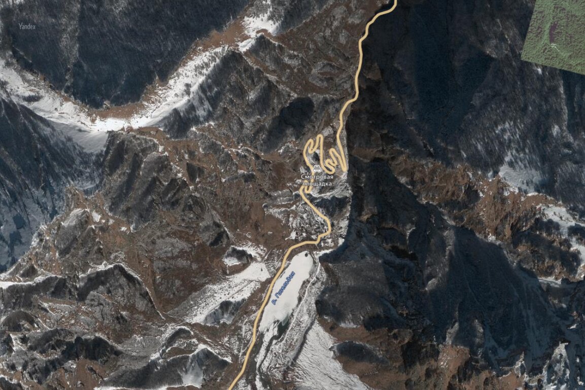 А вот этот участок на Яндекс.Картах (скриншот)