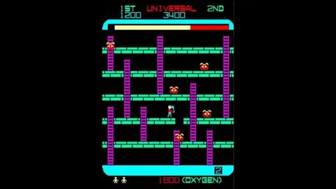 Space Panic - Один  из самых  первых представителей жанра  платформер