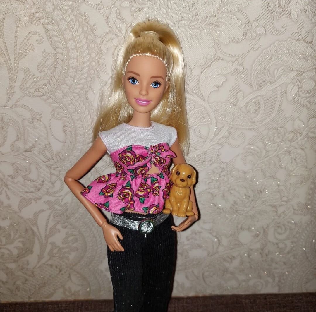 Ванесса и её песик Таффи