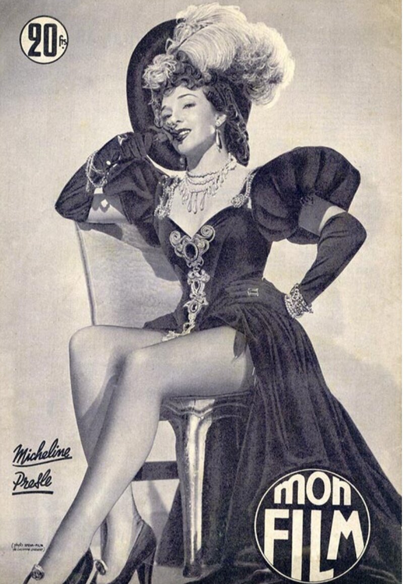 Мишлин Прель в молодости. 