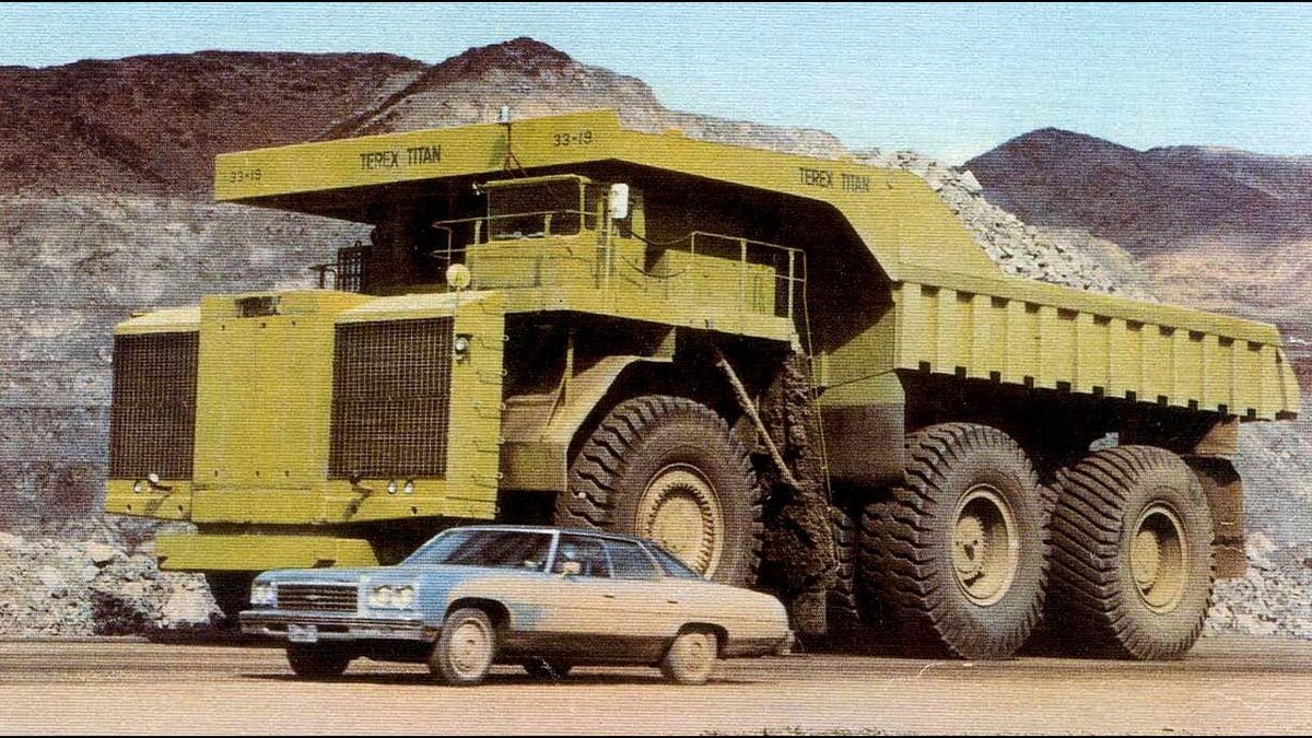 Terex Titan канадский самосвал