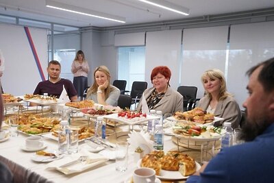    Встреча с многодетными ветеранами СВО © Министерство социального развития Московской области