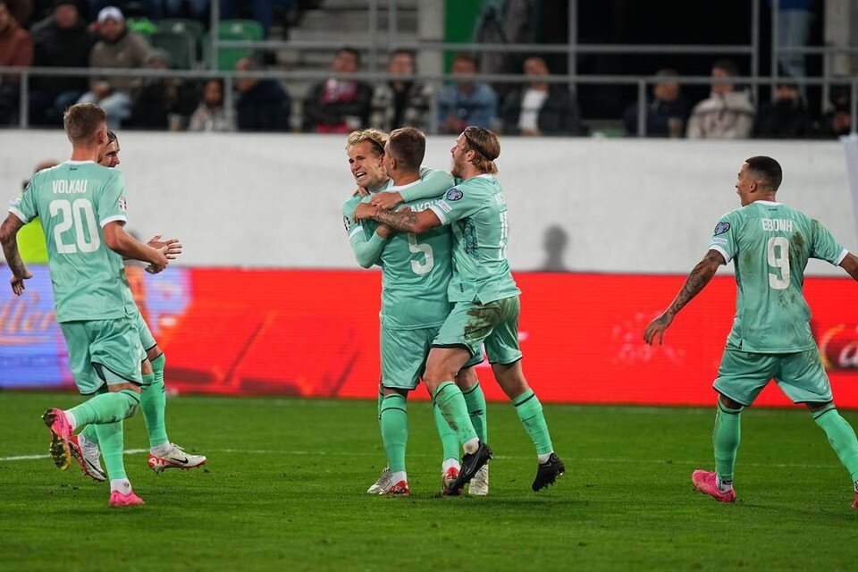    Сборная Беларуси сыграла вничью со Швейцарией. Фото: телеграм-канал АБФФ