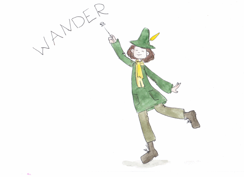 Сегодня мы будем изучать чудесное заклинание "WONDER" (от англ. ЧУДО)!
