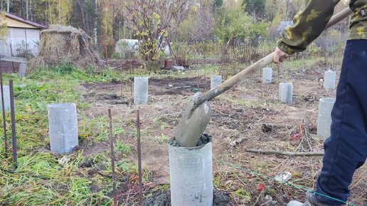 Дешевле чем сваи: полный цикл установки столбчатого фундамента за 12 тыс. руб