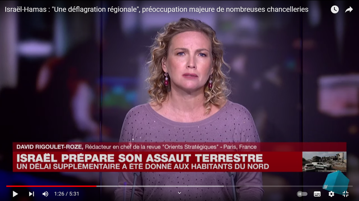 Скриншот с канала France24 в YouTube.